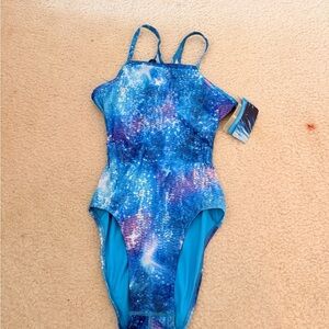 Speedo NWT glitter suit